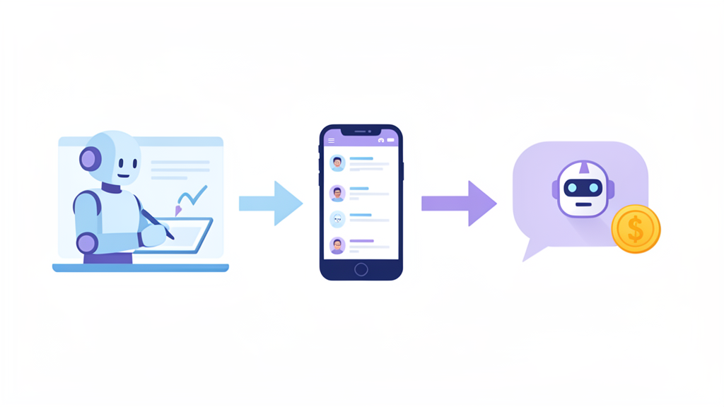 Схема: нейросеть пишет посты, Threads приводит трафик, бот продает